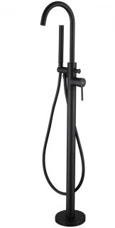 Напольный смеситель для ванны ABBER Wasser Krei AF8115B чёрный матовый